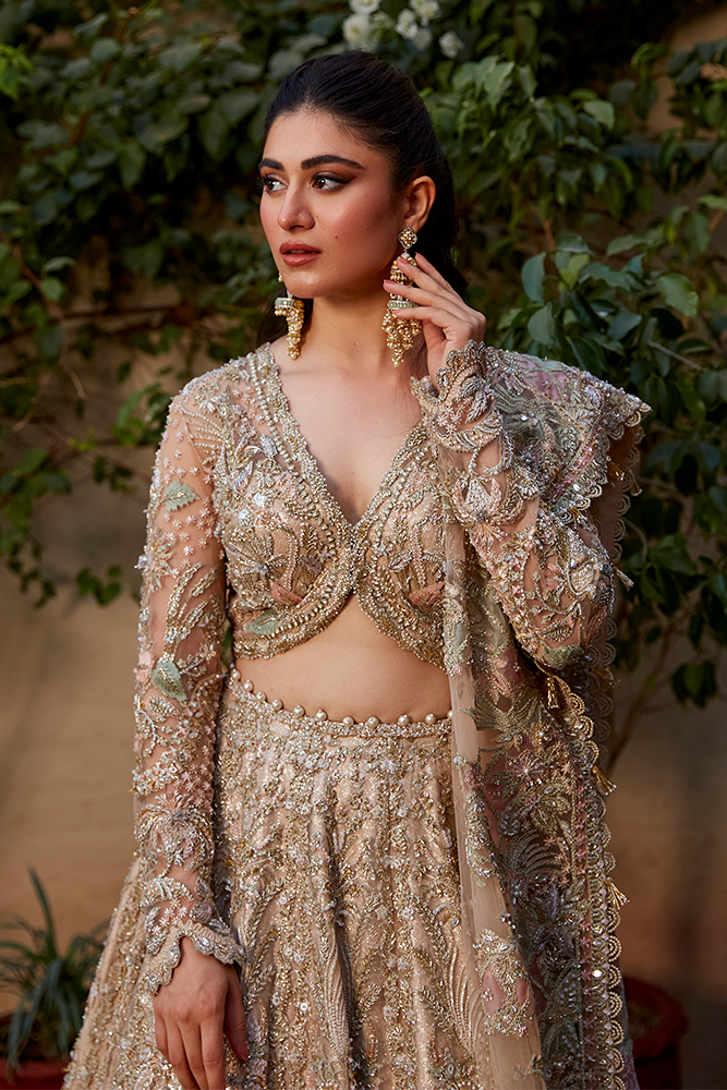 Luxurious Pakistani Bridal Lehenga - Elegance & Grace