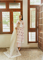 Latest Kameez Trouser and Organza Dupatta Pakistani Eid Dress