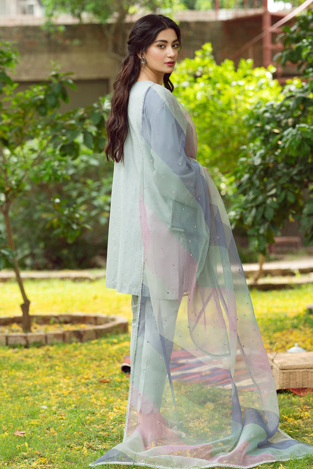 Latest Lawn Kameez and Cambric Trouser Pakistani Eid Dress