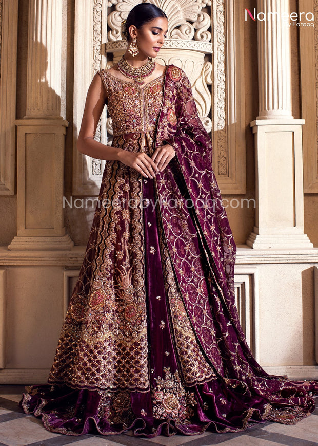 Latest Lehenga Bridal Pakistani in Modern Look 