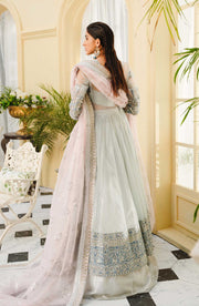Latest Lehenga Dress for Wedding is Silver Color Online