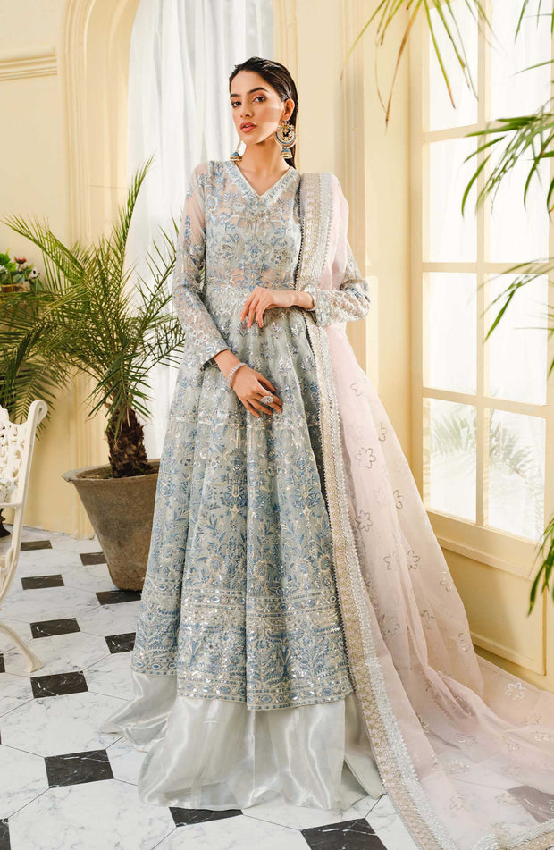 Wedding dress silver color sales