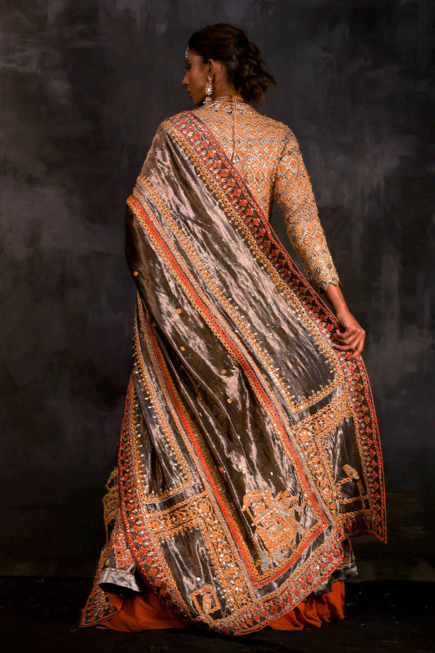 Latest Mehndi Dress in Yellow Frock and Bridal Lehenga Style