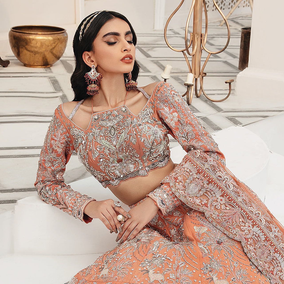 Premium Pakistani Bridal Lehenga Choli with Dupatta