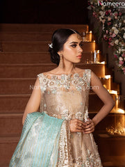 Latest Pakistani Wedding Dress Designer Online Neckline view