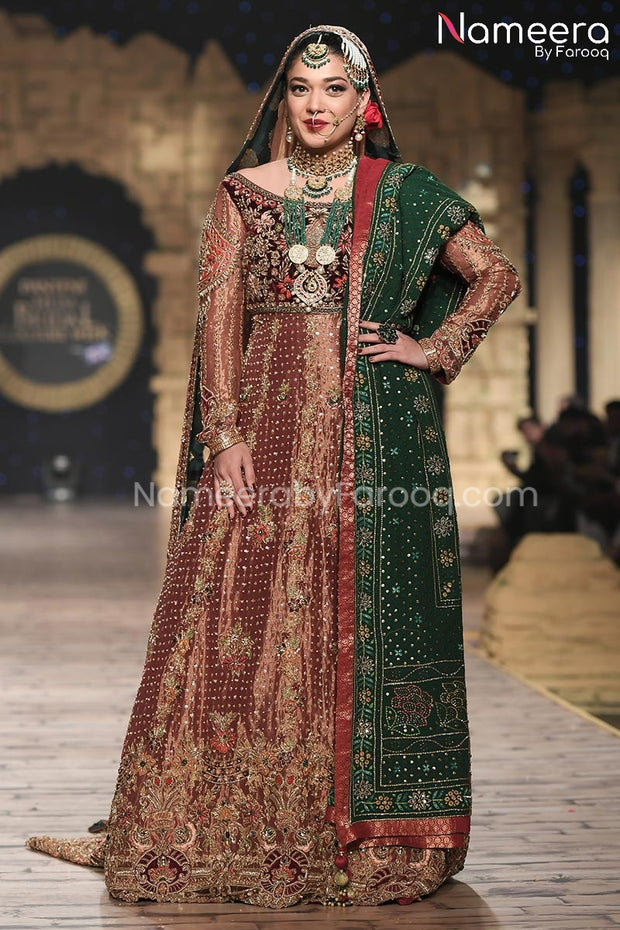 Latest Pakistani Bridal Gown Dress