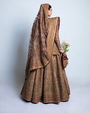 Latest Pakistani Bridal Lehenga Dress with Shirt and Dupatta