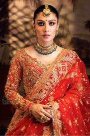 Latest Premium Pakistani Bridal Lehenga with Frock and Dupatta