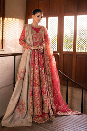 Latest Pakistani Bridal Maxi and Red Sharara Wedding Dress