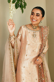 Latest Pakistani Bridal Sharara Suit in Tissue Fabric Online