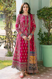 Latest Pakistani Eid Dress in Pink Kameez and Trouser Style