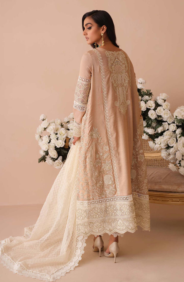 Latest Pakistani Embroidered Kameez Trouser and Dupatta Dress