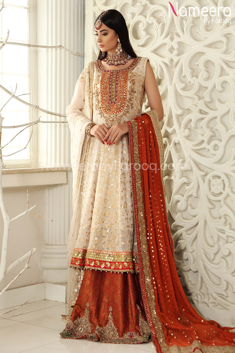 Latest Pakistani Engagement Dress 2021 Online