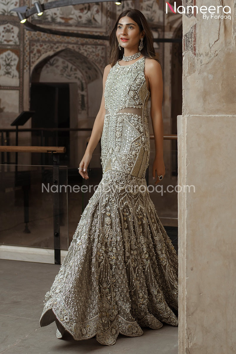 Latest Pakistani Fishtail Dress