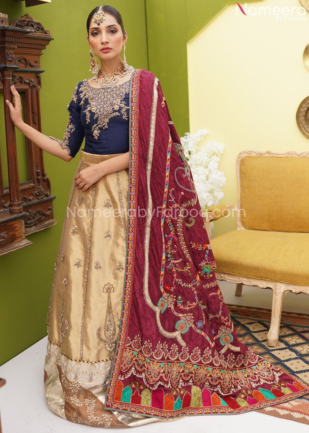 Latest Pakistani Lehenga Choli Online Shopping