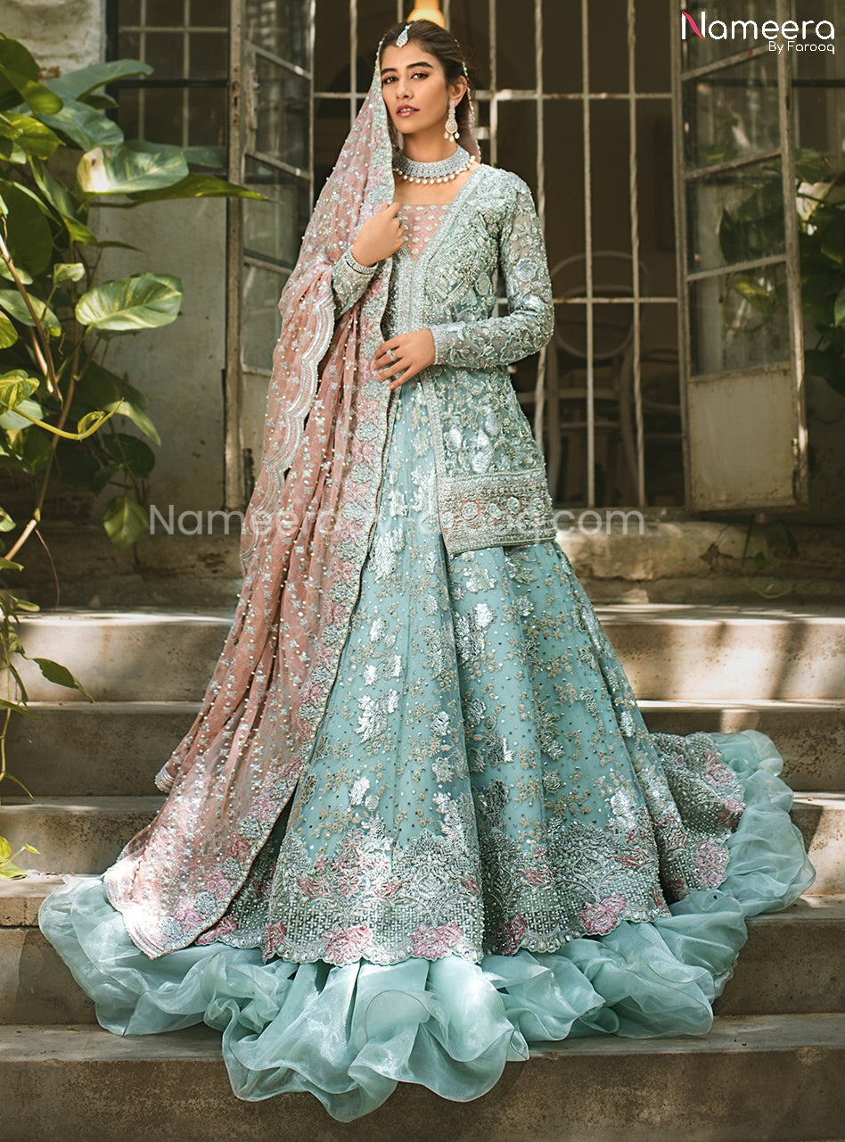 Latest Pakistani Lehenga Design for Walima 2021