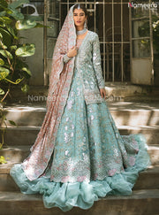 Latest Pakistani Lehenga Design for Walima 2021 Overall Look