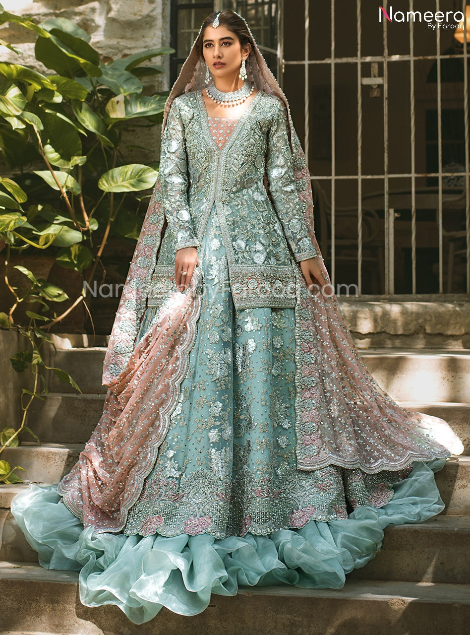Latest Pakistani Lehenga Design for Walima 2021