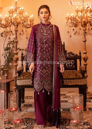  Pakistani Maroon Dress 