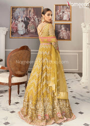 Latest Pakistani Maxi Dress for Wedding Party Backside Look