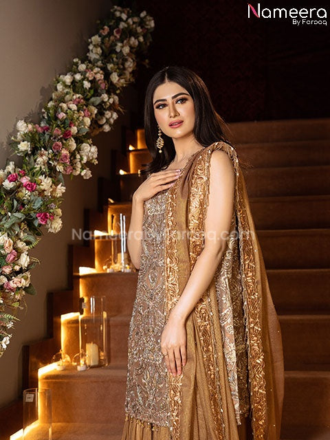 Latest Pakistani Party Wear Dresses Online 2021  Front Look