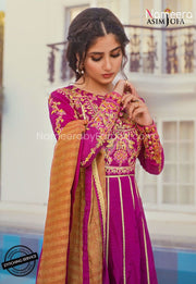 Latest Pakistani Party Wear Suit for Girls 2021 Neckline Embroidery