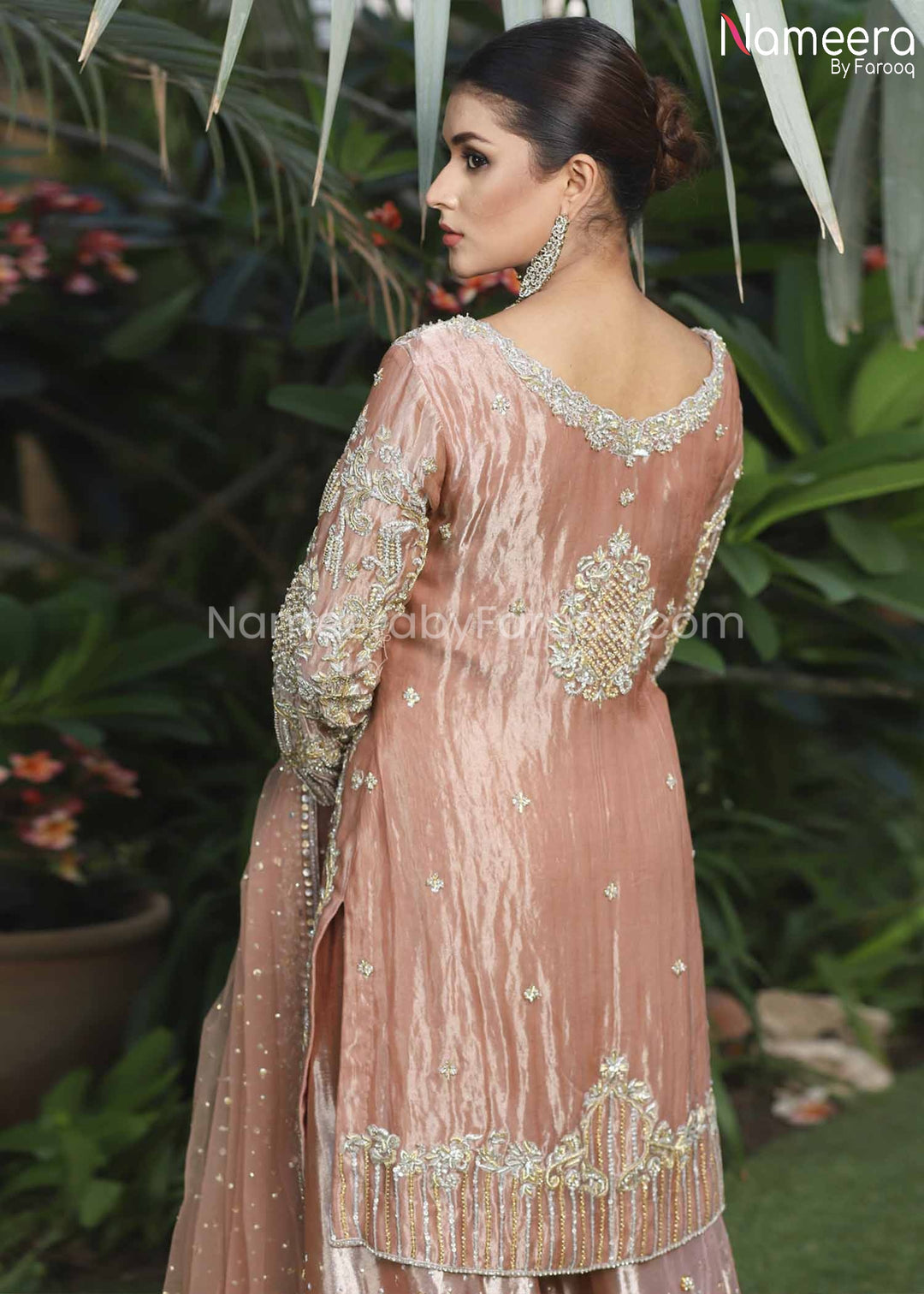 Latest Pakistani Sharara Dress for Girl 2021 #BR195