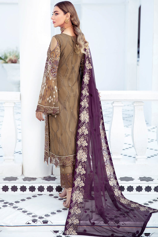 Latest Pakistani Traditional Dress in Chiffon Online