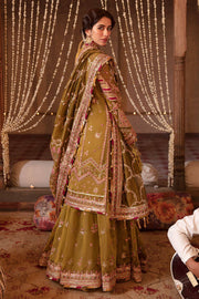 Latest Pakistani Wedding Dress in Gharara Kameez Dupatta Style