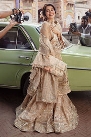 Latest Royal Pakistani Wedding Dress in Gharara Kameez Style