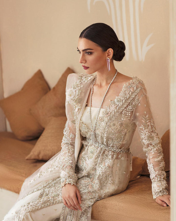 Latest Pakistani Wedding Dress in Sharara Kameez Style