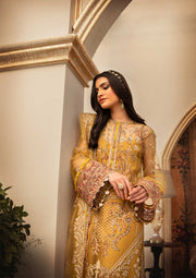Latest Pakistani Yellow Dress in Long Style 2022