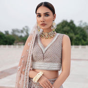 Latest Pink Lehenga Choli and Dupatta Bridal Wedding Dress