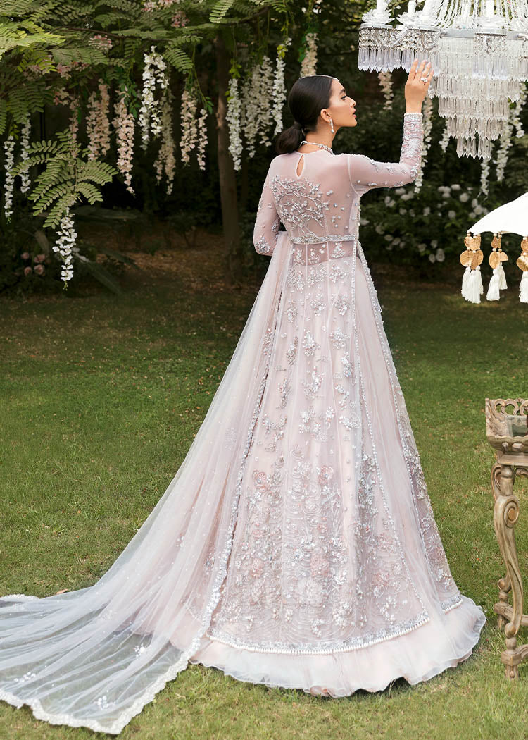 Elegant Pink Pakistani Bridal Dress with Sharara Kameez Style