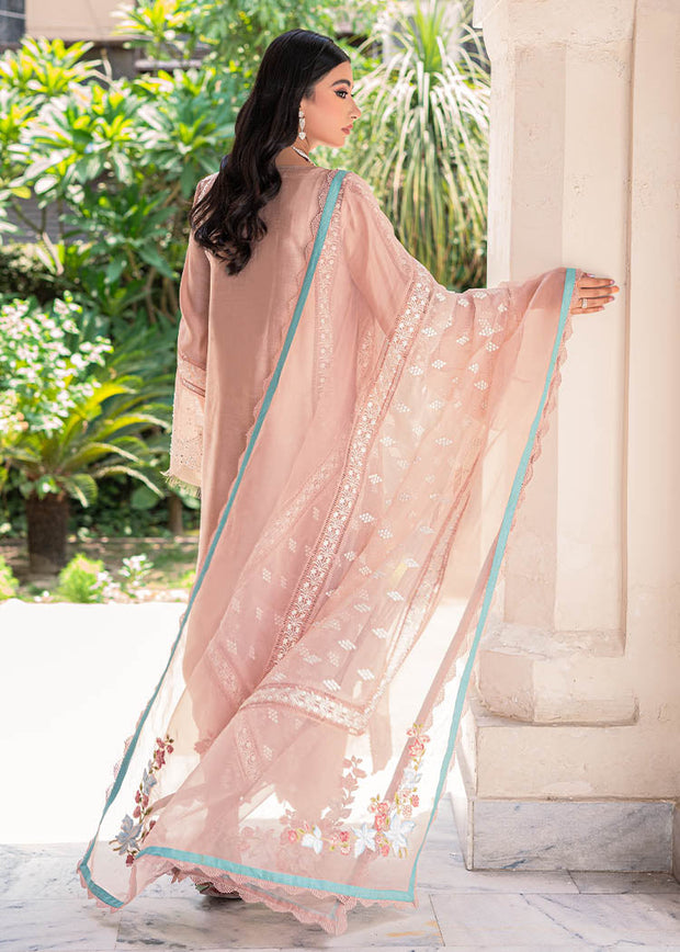 Latest Premium Embroidered Pink Salwar Kameez Dupatta Dress