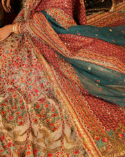 Latest Royal Bridal Anarkali Frock with Sharara Dress