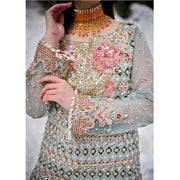 Latest Royal Gharara Kameez Mint Green Pakistani Dress