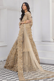 Latest Royal Pakistani Bridal Maxi with Lehenga Dress