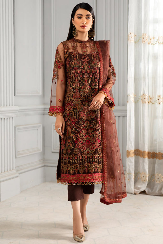 Latest Salwar Kameez Online USA in Brown Shade Shade