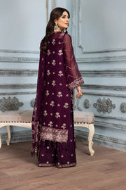 Latest Salwar Kameez Pakistani in Purple Shade Online