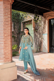 Latest Tilla Embroidered Salwar Kameez Pakistani Eid Dress