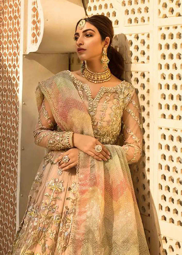 Latest Traditional Lehenga Frock Bridal Dress Pakistani Online