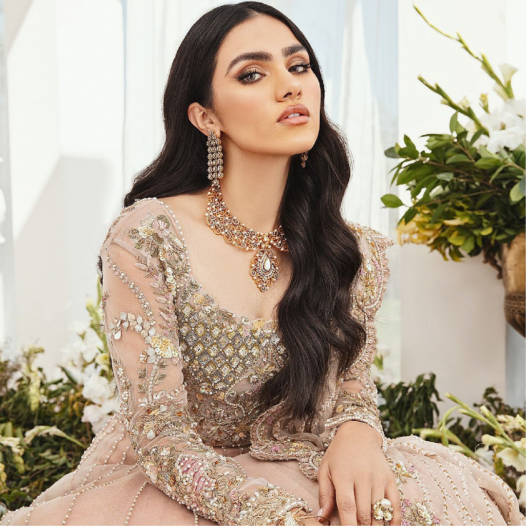 Pakistani Bridal Dress: Traditional Gown & Lehenga Set