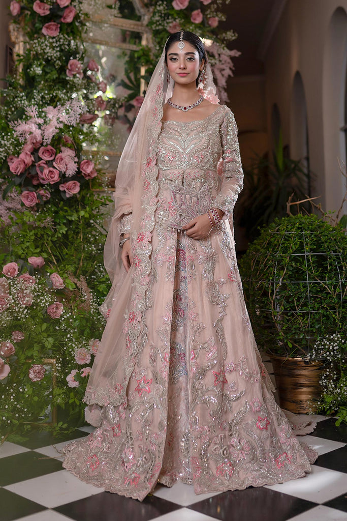 Latest Walima Long Maxi in Pink Color Y6203