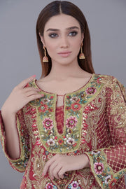 Latest Wedding Party Kurti Shalwar  Close Up