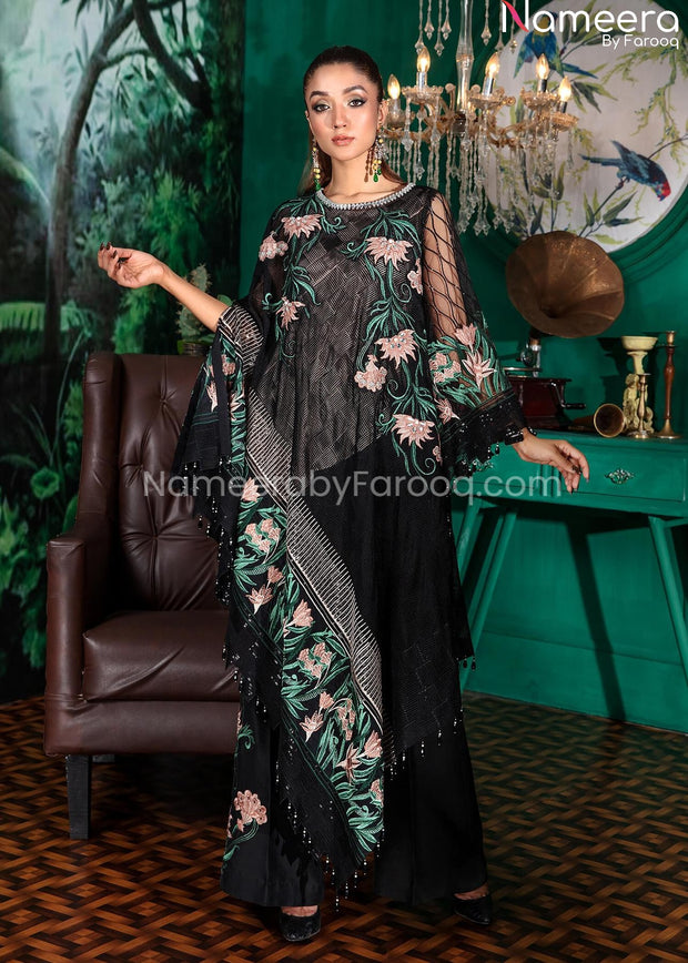 Latest Wedding Shirt Trouser in Black Color Dress 2022