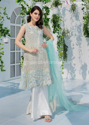 Latest Wedding Shirt with Palazzo Dress Online in Net
