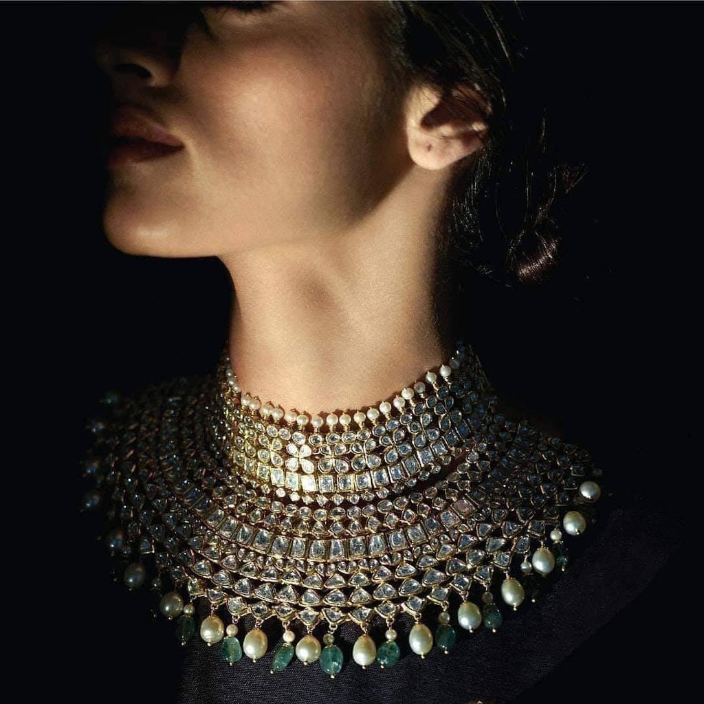 Heavy kundan jewellery best sale