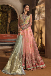 Latest Embroidered Pakistani Designer Dress in Pink Color Dupata View