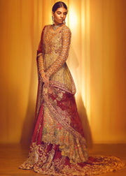 Latest Pakistani Heavy Bridal Lehnga for Wedding Overall Look